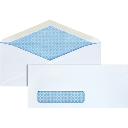 Business Source Envelope, Securtnt, Diag, Wndw 5PK BSN42205